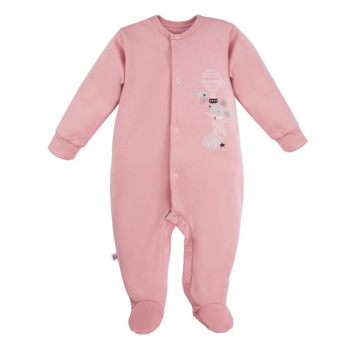 Sleepsuit pink with mouse