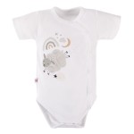 Body dziecięce rozpinane MELLOW białe