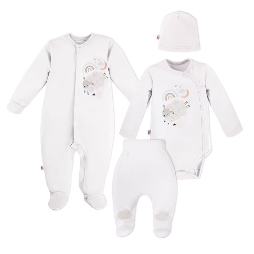 Baby set MELLOW 4-pieces white 