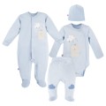 Baby set MELLOW 4-pieces blue