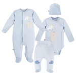 Baby set MELLOW 4-pieces blue