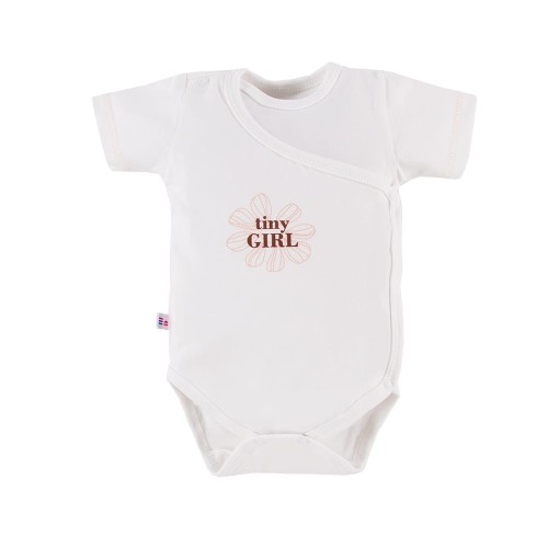 Cardigan bodysuits short sleeve DAISY white