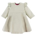Olive girls dress with frills