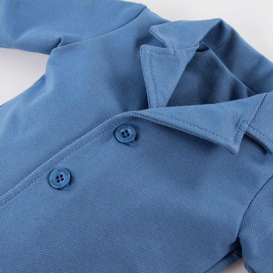 Elegancka marynarka chłopięca jeansowa