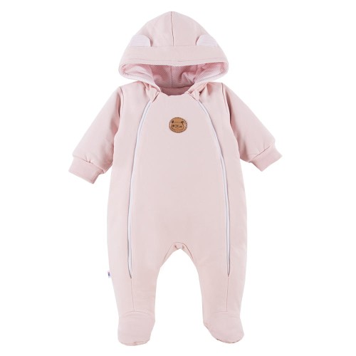 Hooded pramsuit blue