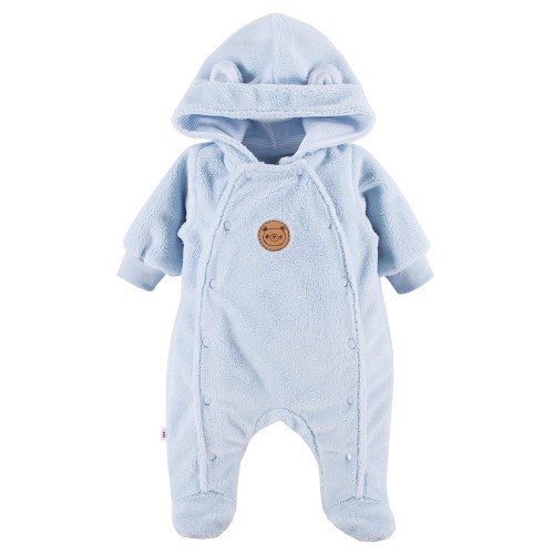 Hooded pramsuit blue