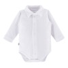 Bodysuits with collar white
