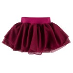 Tulle skirt maroon