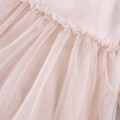 Tulle dress beige
