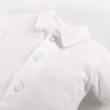 Bodysuits short sleeve cardigan with collar white