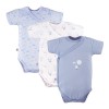 Cardigan bodysuit 3-pack with balloon pattern