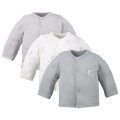 3-pak kaftan niemowlęcy z motywem gwiazdek szary
