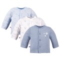 3-pack kimono shirt with ballon pattern blue