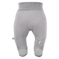 Joggers with feet gray 3-pack with stars pattern