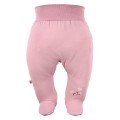 Joggers with feet pink 3-pack with bloom pattern