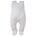 3-pack romper suit gray with star pattern