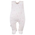 3-pack romper suit pink with flower pattern