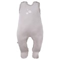 3-pack romper suit beige with teddy bears pattern