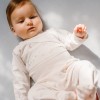 Cardigan bodysuit with star pattern