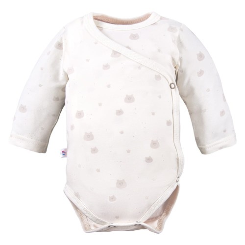 Body kopertowe niemowlęce ecru w misie