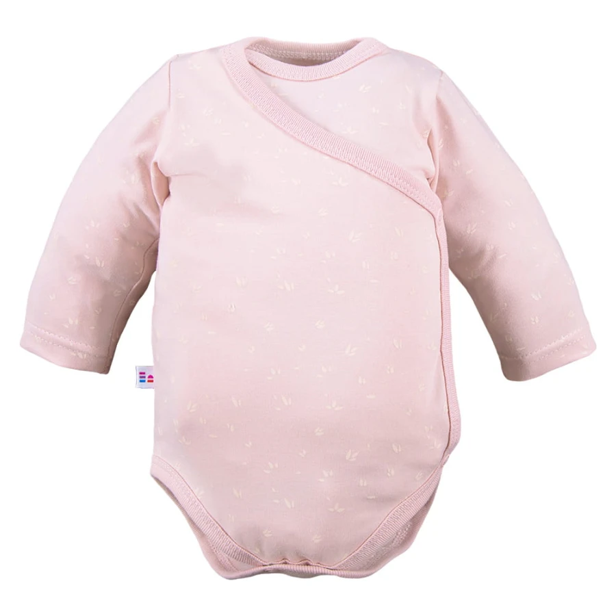Cardigan bodysuit with flower pattern