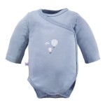 Cardigan bodysuit with balloon pattern