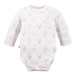 Cardigan bodysuit with balloon pattern 