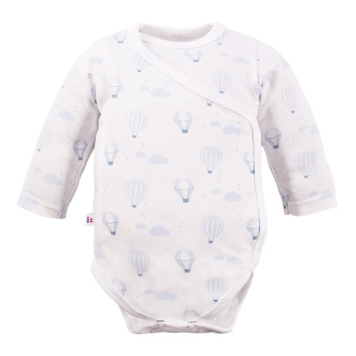 Cardigan bodysuit with balloon pattern 