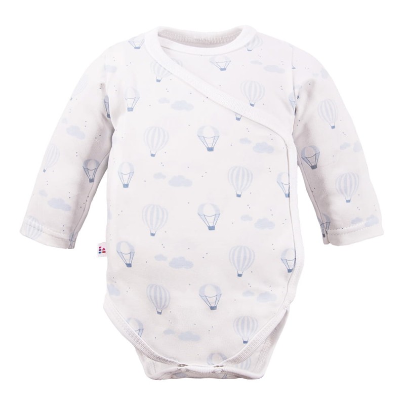 Cardigan bodysuit with balloon pattern