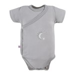 Cardigan bodysuit with star pattern