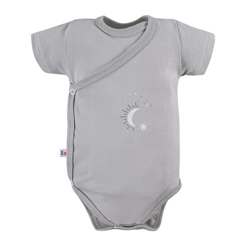 Cardigan bodysuit with star pattern