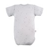 Cardigan bodysuit with star pattern