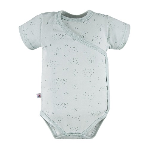 Body kopertowe niemowlęce zielone z delikatnym nadrukiem