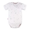 Cardigan bodysuit with leaves pattern