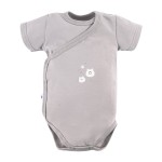 Body kopertowe niemowlęce beżowe z motywem misiowym