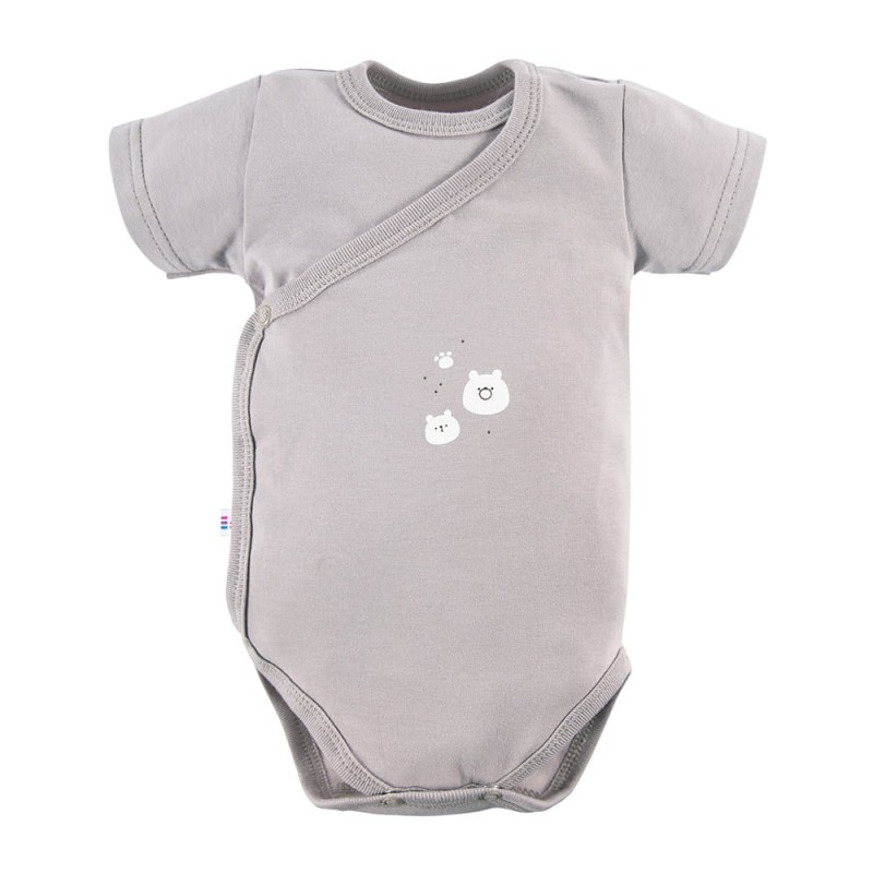 Cardigan bodysuit with teddy bears pattern