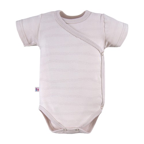 Body kopertowe niemowlęce beżowe z delikatnym nadrukiem