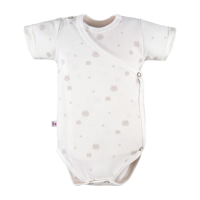 Cardigan bodysuit with teddy bears pattern