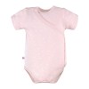 Cardigan bodysuit with flower pattern