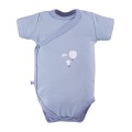 Cardigan bodysuit with balloon pattern