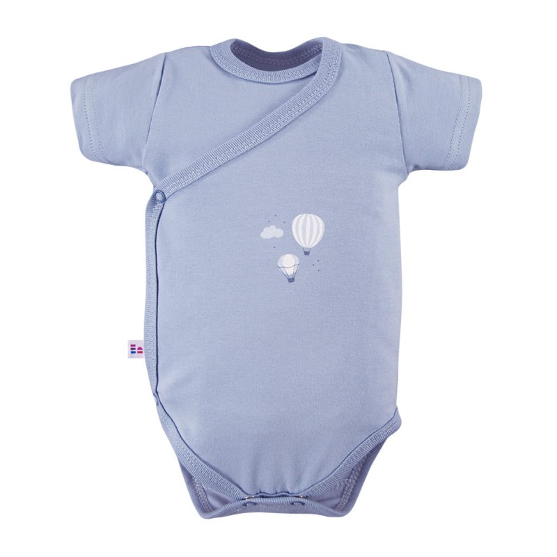 Cardigan bodysuit with balloon pattern