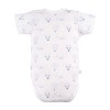 Cardigan bodysuit with balloon pattern