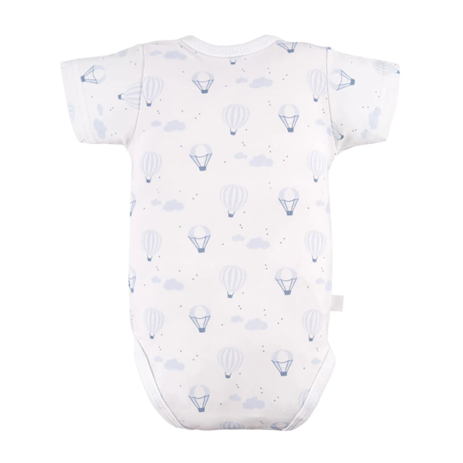 Cardigan bodysuit with balloon pattern