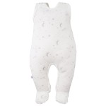 Romper suit ecru with star pattern