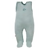 Romper suit green with leaves pattern