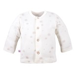 Kaftan niemowlęcy w misie ecru