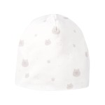 Baby hat with teddy bears pattern
