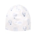 Baby hat white with ballon pattern