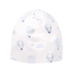 Baby hat white with ballon pattern