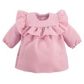 Dress with frill pink